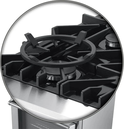 Forno 3-Piece Appliance Package - 30-Inch Gas Range with Air Fryer, 36-Inch Refrigerator & Wall Mount Hood in Stainless Steel - APR3-6276-30-H