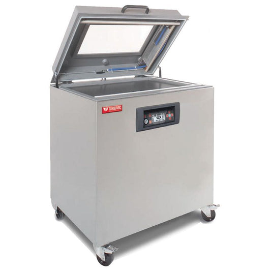 Turbovac 50005 / M80 Heavy-Duty Table Top Vacuum Packaging Machine with Aluminum Cover and 31.5″ Seal Length - 220V, 3 Ph