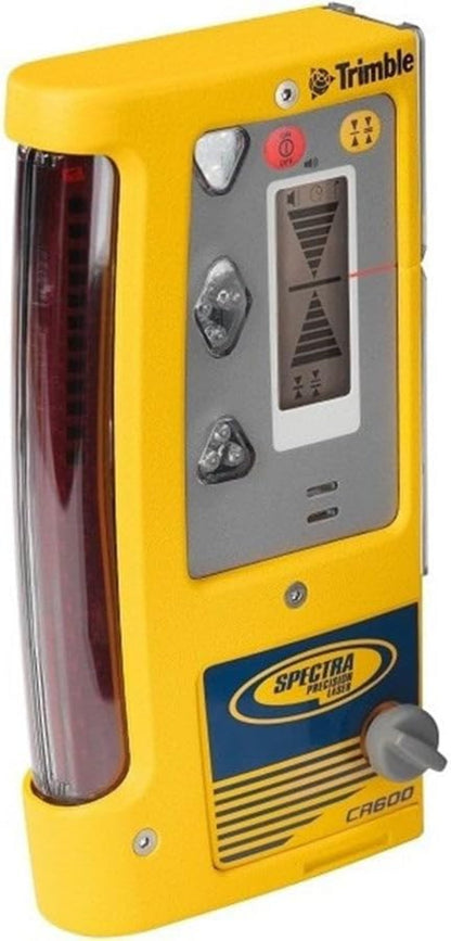 Spectra Precision CR600 Combination Laser Level Receiver with Rod Clamp, Magnetic Mount, Batteries, Waterproof, Lightweight, Bright LED Indicators - CR600