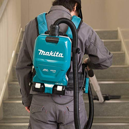 Makita 18V X2 LXT Lithium-Ion (36V) Brushless Cordless 1/2 Gallon HEPA Filter Backpack Dry Vacuum Kit  - XCV09PT