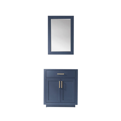 Altair Designs 30" Single Bathroom Vanity Cabinet Only - 531030-CAB-WH-NM