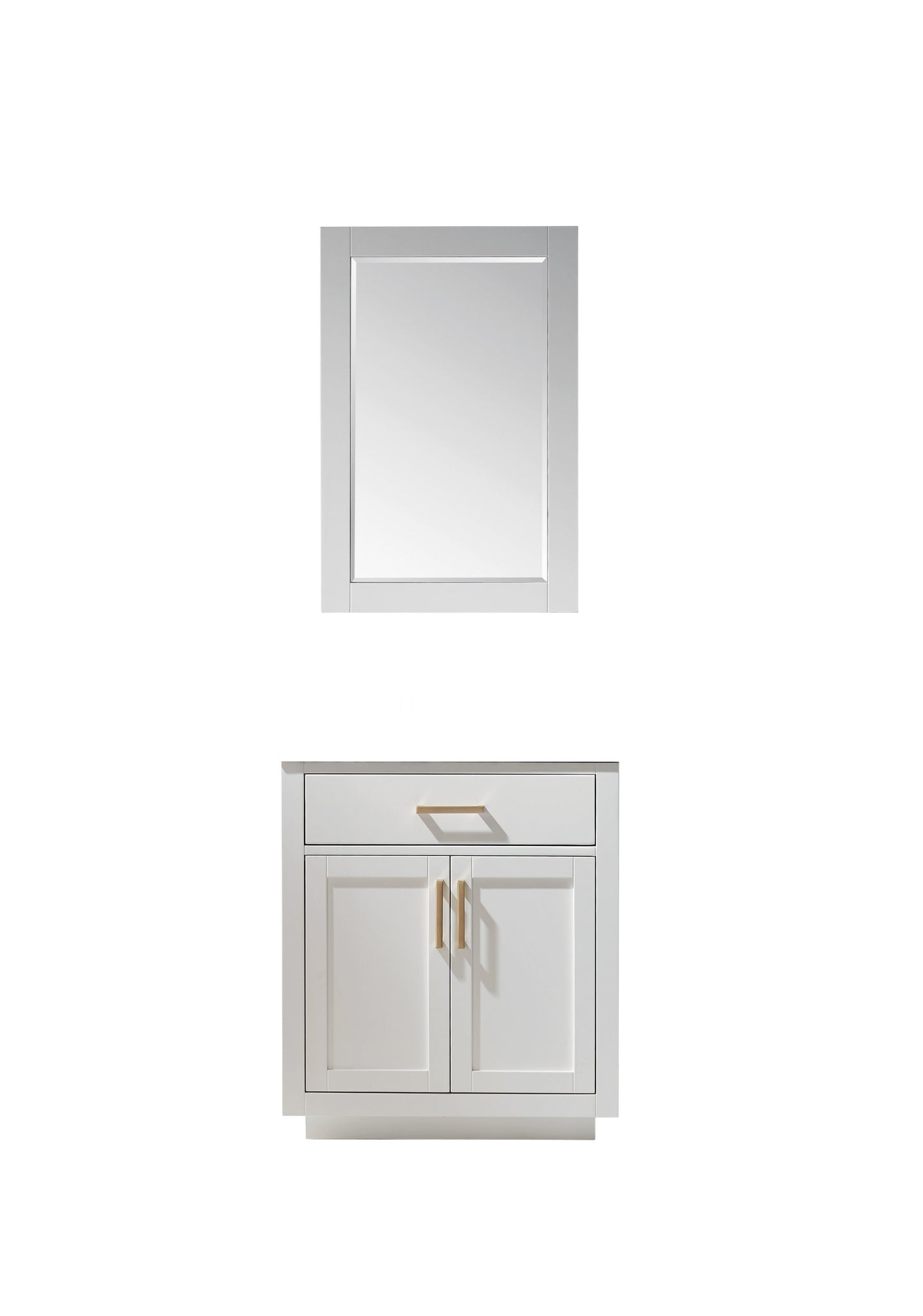 Altair Designs 30" Single Bathroom Vanity Cabinet Only - 531030-CAB-WH-NM