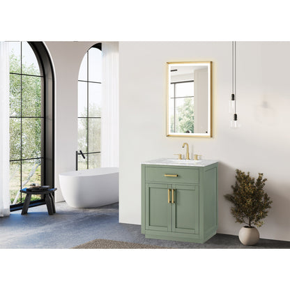 Altair Designs Ivy 30"/36"/48" single vanity with top - 531030-VG-CA-NM