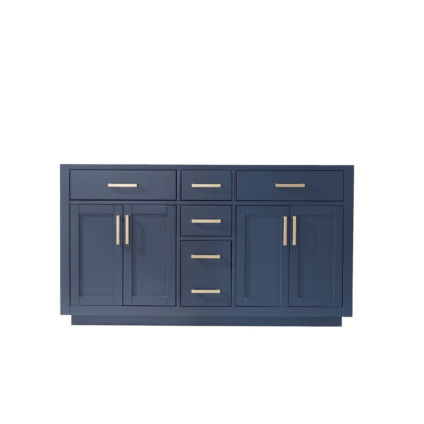 Altair Designs 60" Double Bathroom Vanity Cabinet Only - 531060-CAB-RB-NM