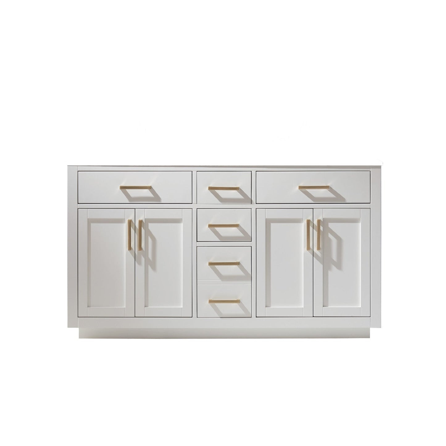 Altair Designs 60" Double Bathroom Vanity Cabinet Only - 531060-CAB-RB-NM