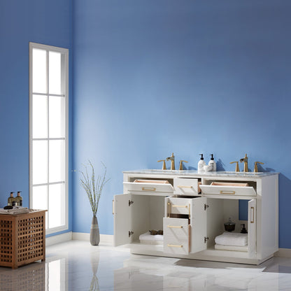 Altair Designs 60" Double Bathroom Vanity Cabinet Only - 531060-CAB-RB-NM