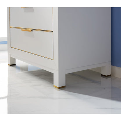 Altair Designs 36" single vanity with top - 533036-RB-AW-NM