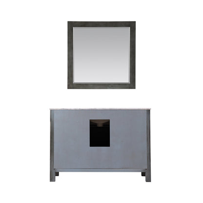 Altair Designs 48" single vanity with top - 535048-WH-CA