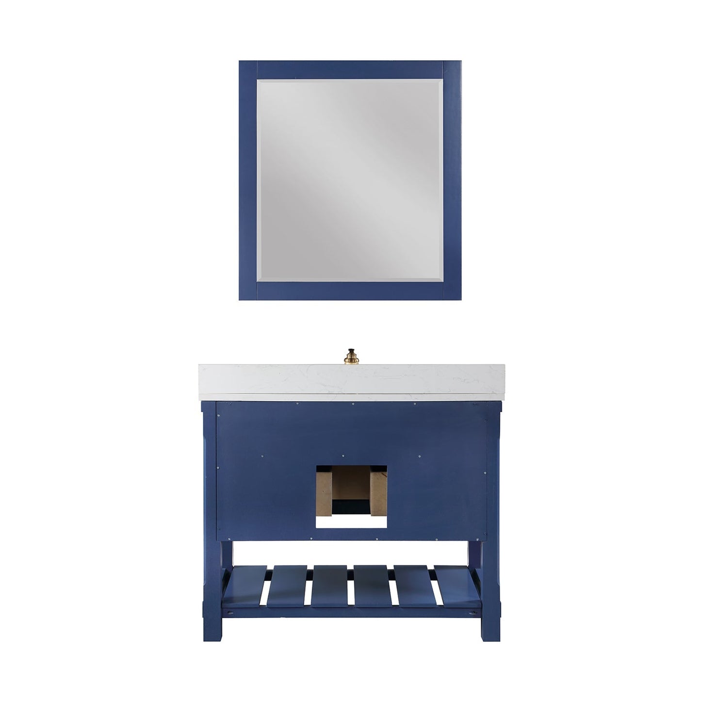 Altair Designs 42" single vanity with top - 537042-JB-AW-NM