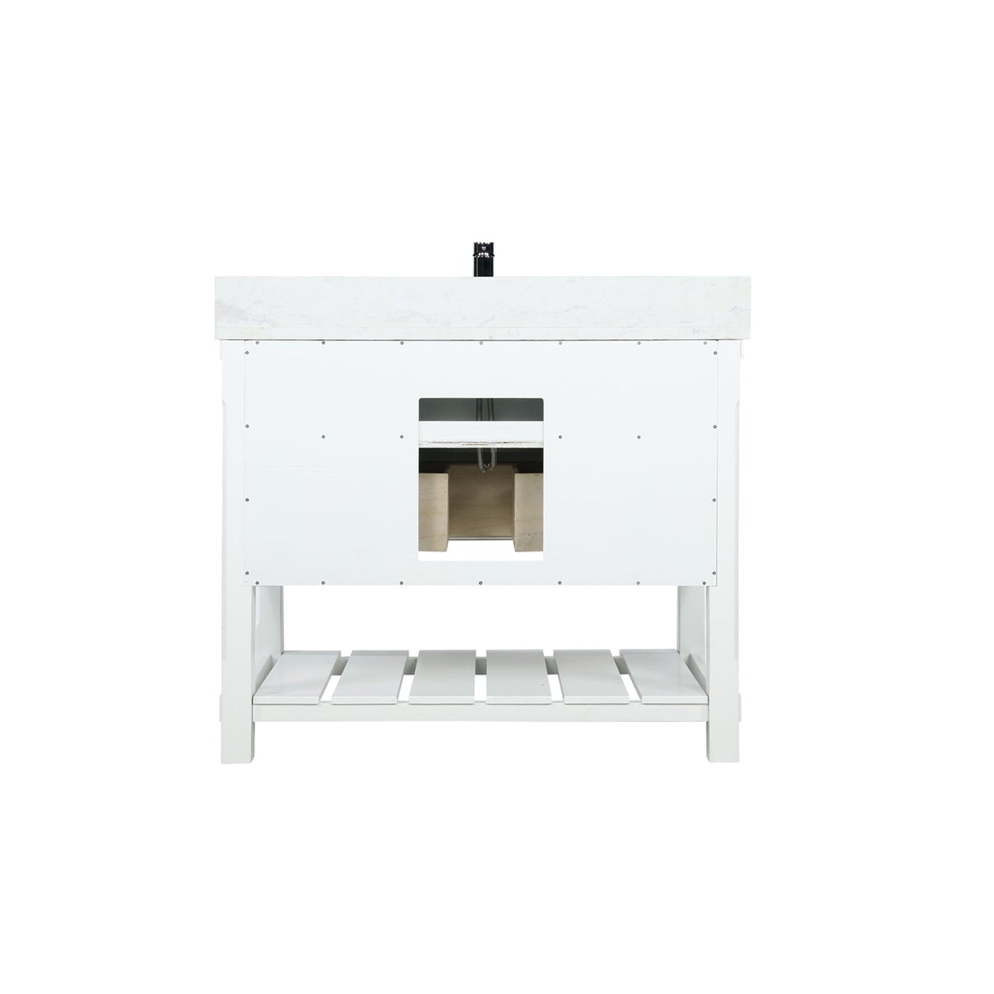 Altair Designs 42" single vanity with top - 537042-JB-AW-NM