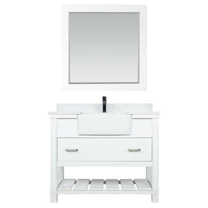 Altair Designs 42" single vanity with top - 537042-JB-AW-NM