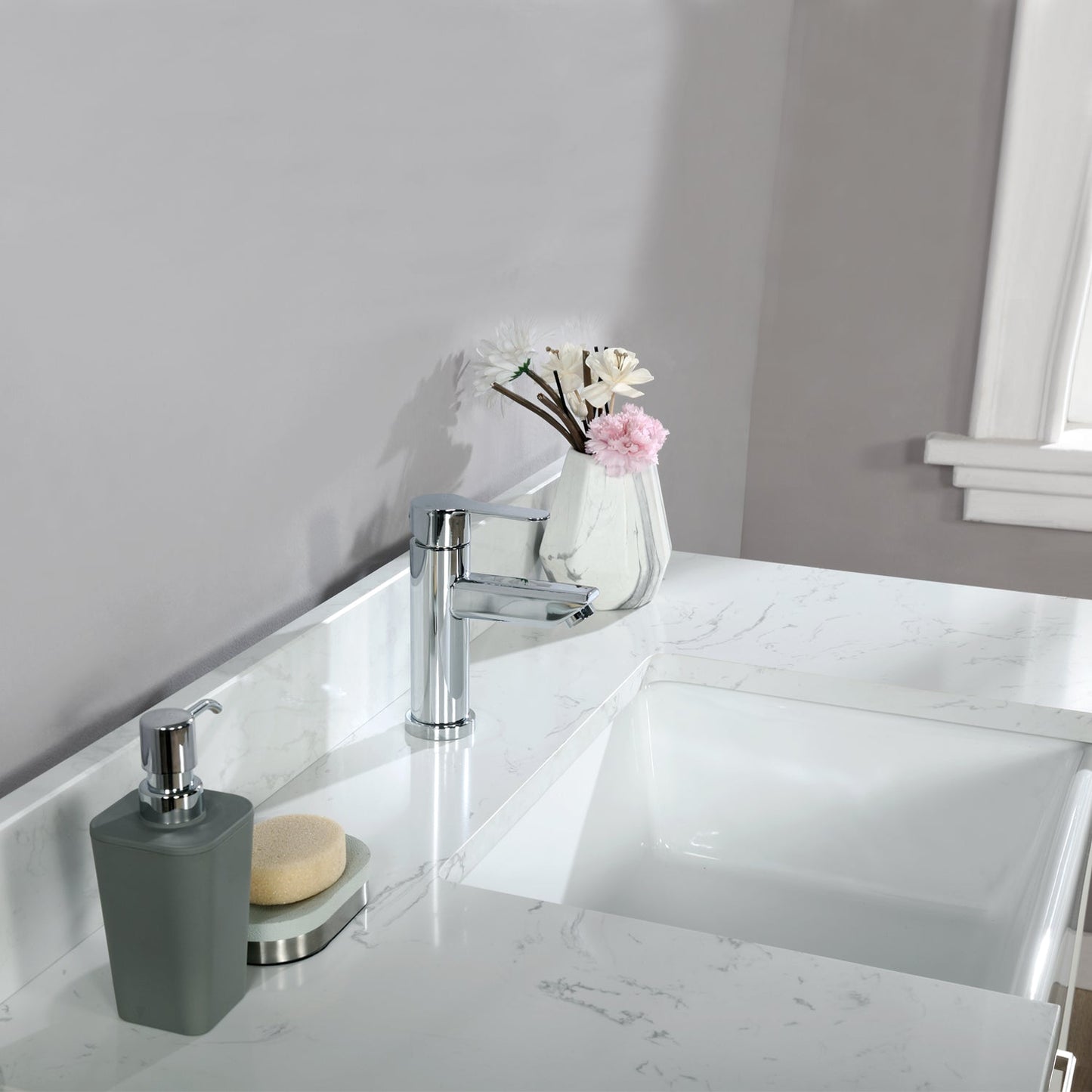 Altair Designs 42" single vanity with top - 537042-JB-AW-NM