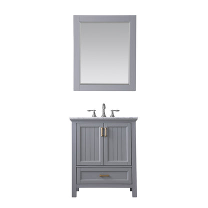 Altair Designs 30" single vanity with top - 538030-WH-CA-NM