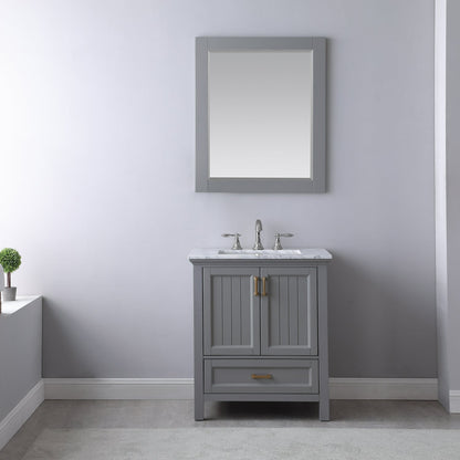 Altair Designs 30" single vanity with top - 538030-WH-CA-NM