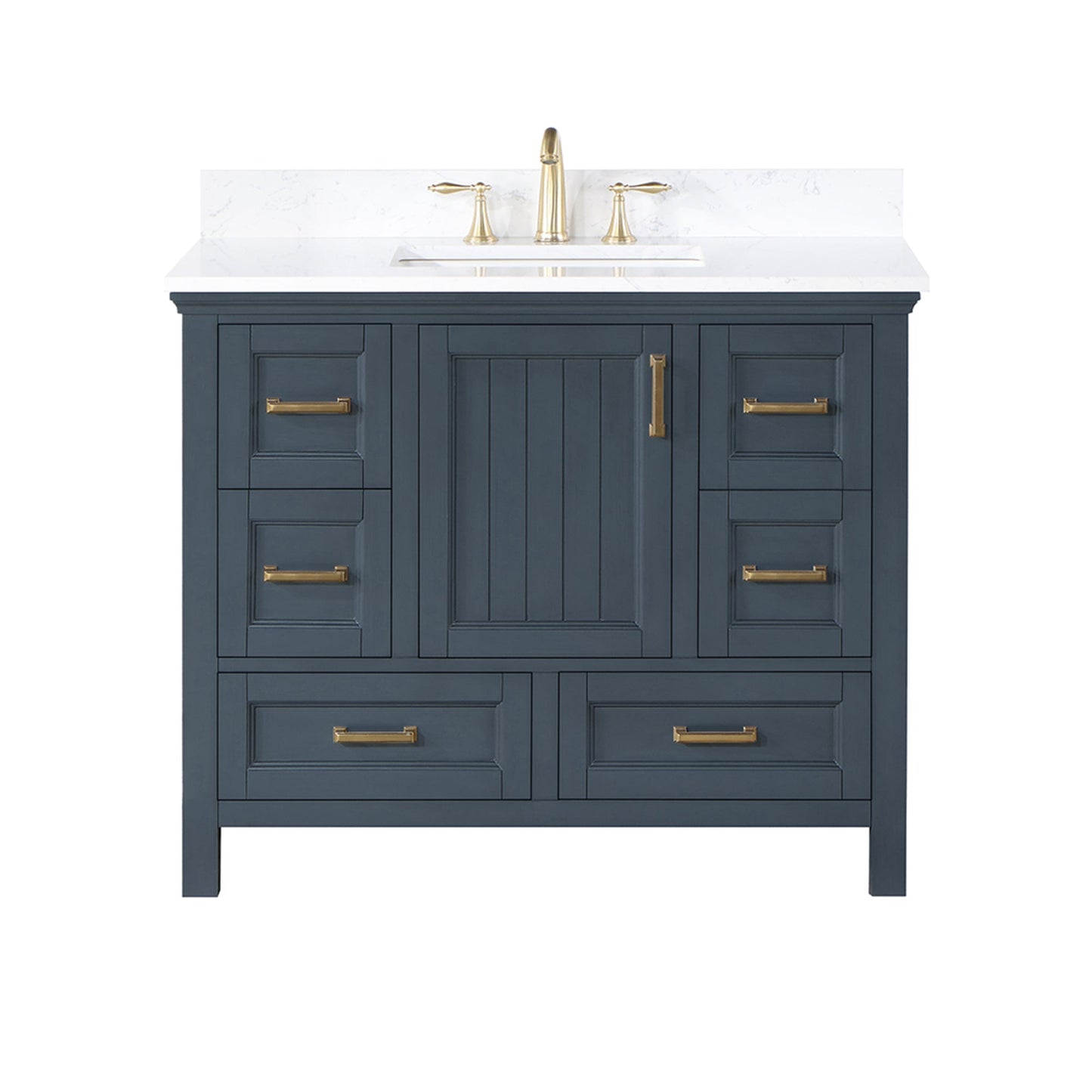 Altair Designs  42" single vanity with top - 538042-CB-AW-NM