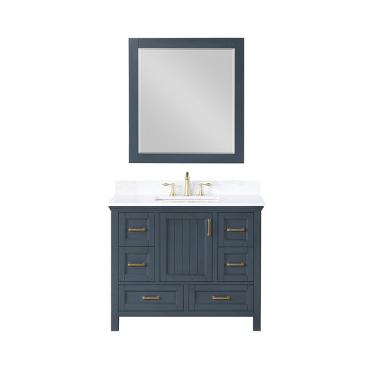 Altair Designs  42" single vanity with top - 538042-CB-AW-NM