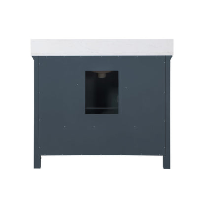 Altair Designs  42" single vanity with top - 538042-CB-AW-NM