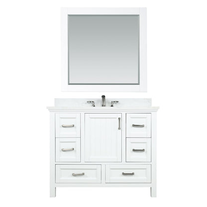 Altair Designs  42" single vanity with top - 538042-CB-AW-NM