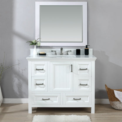 Altair Designs  42" single vanity with top - 538042-CB-AW-NM
