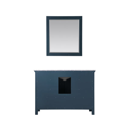 Altair Designs 48" single vanity with top - 538048-WH-CA-NM