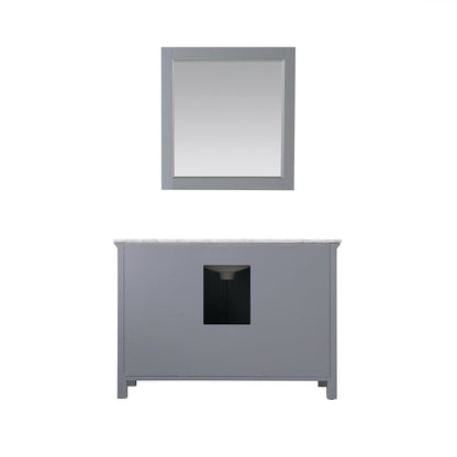 Altair Designs 48" single vanity with top - 538048-WH-CA-NM