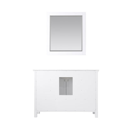 Altair Designs 48" single vanity with top - 538048-WH-CA-NM
