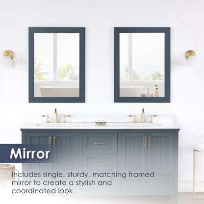 Altair Designs Isla 72" double vanity with top - 538072-CB-AW-NM