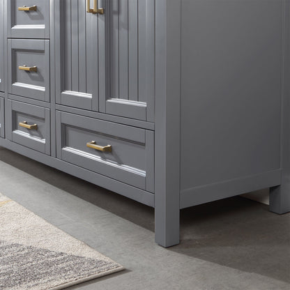 Altair Designs Isla 72" double vanity with top - 538072-CB-AW-NM
