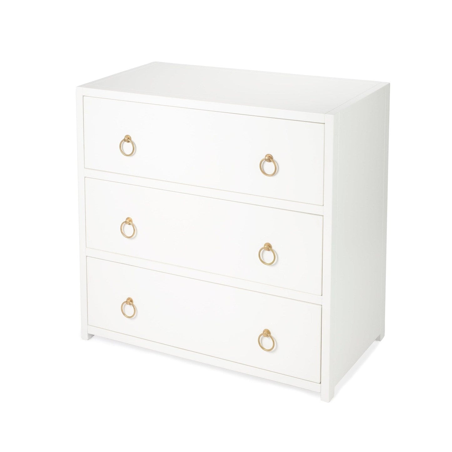 Butler Specialty Company Lark 3 Drawer Dresser, White  - 5392304