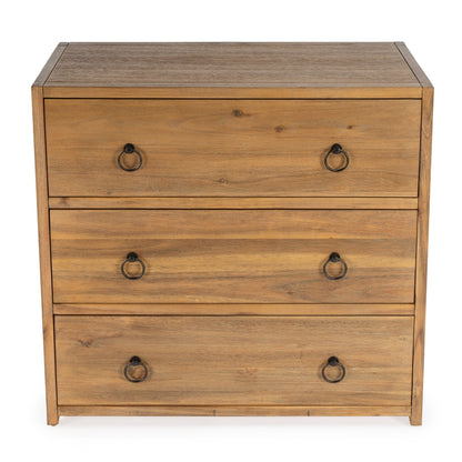 Butler Specialty Company Lark 3 Drawer Dresser, Light Brown  - 5392312