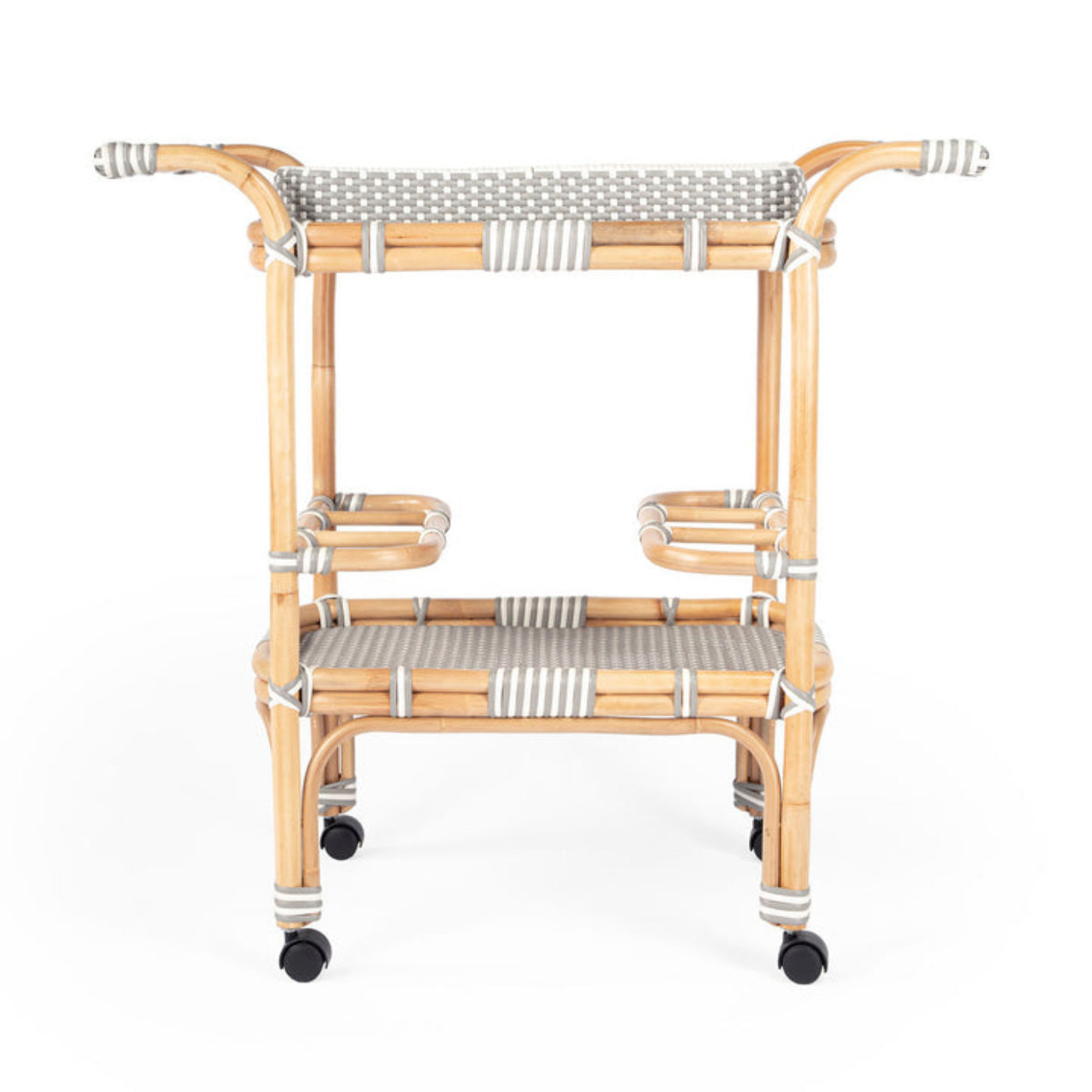 Butler Specialty Selena Rattan Bar Cart