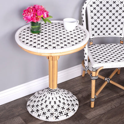 Butler Specialty Company Tenor & Rattan Bistro Table, White  - 5400295