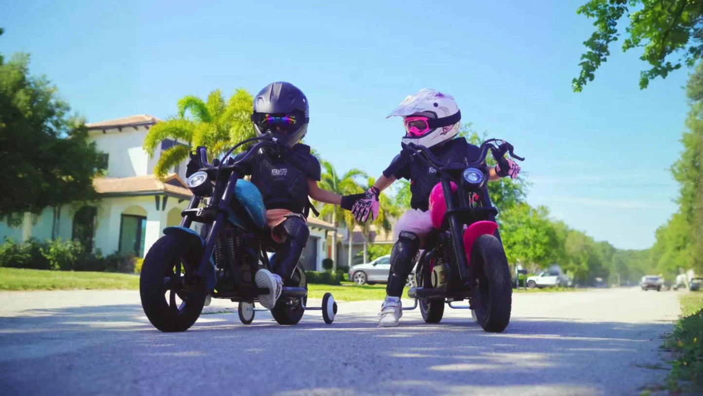 Hyper Gogo Cruiser 12 Plus Electric Kids Motorcycle Bluetooth Speaker 21.9V 160W 10 MPH 7.5 Miles EL-MB03P New - EL-MB03P-BLUE