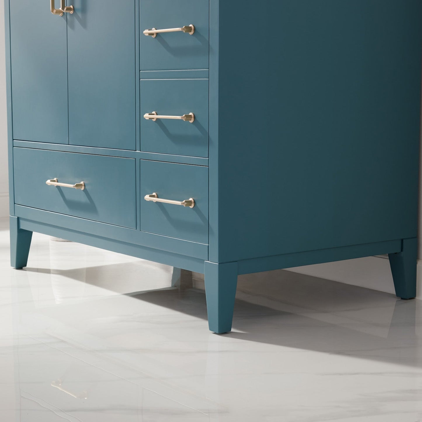 Altair Designs 36" single vanity with top - 541036-WH-CA-NM