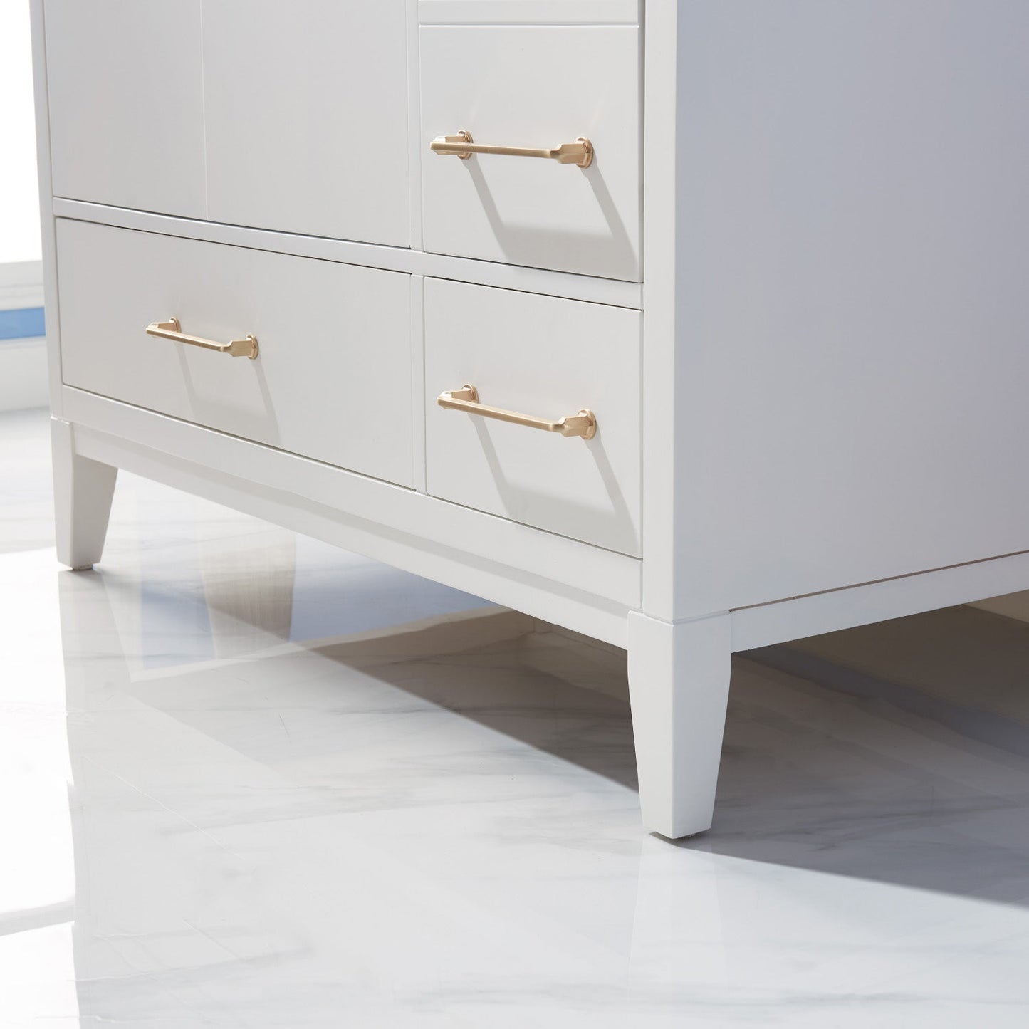 Altair Designs 36" single vanity with top - 541036-WH-CA-NM