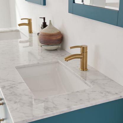 Altair Designs 72" double vanity with top - 541072-WH-CA-NM