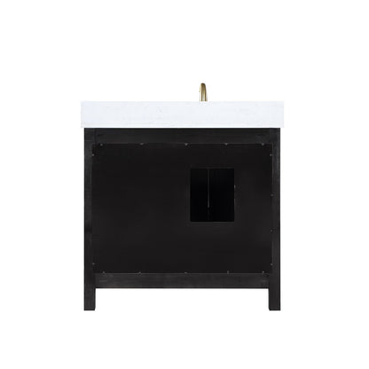 Altair Designs 36" single vanity with top - 542036-GP-AW-NM