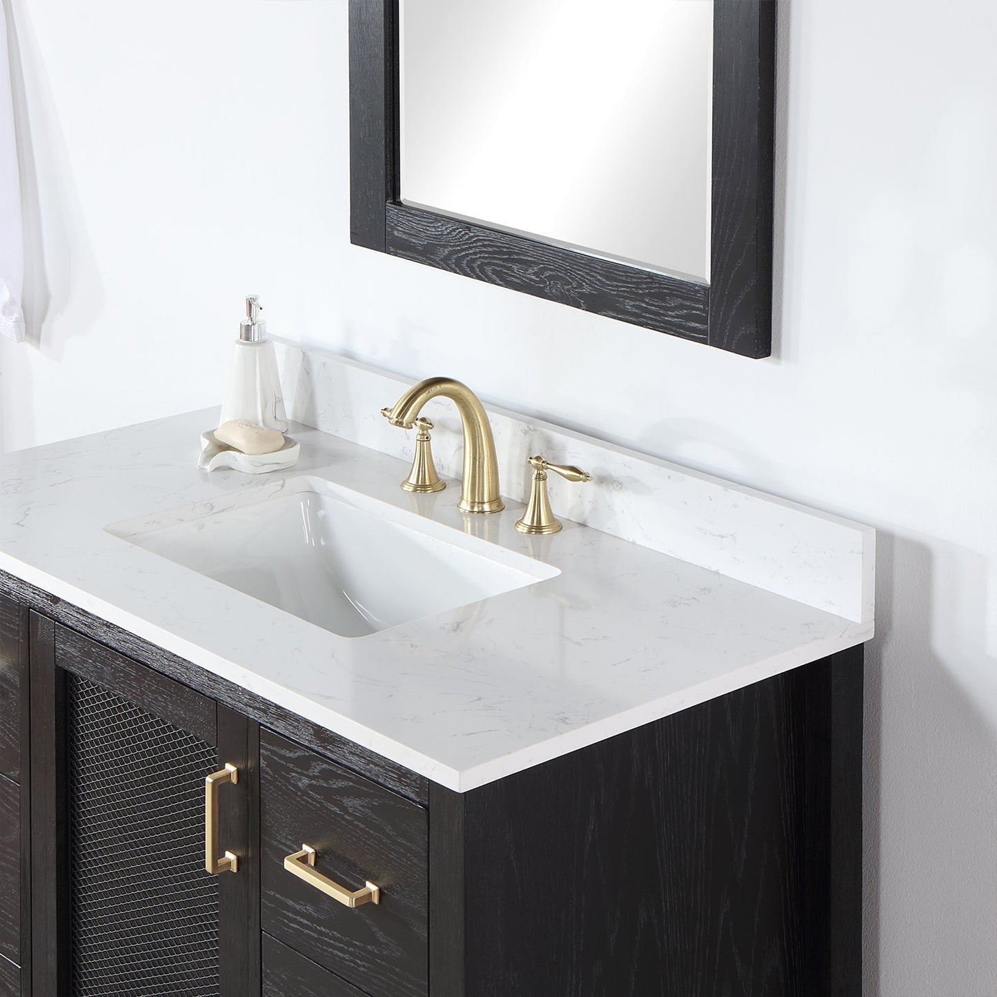 Altair Designs 42" single vanity with top - 542042-GP-AW-NM