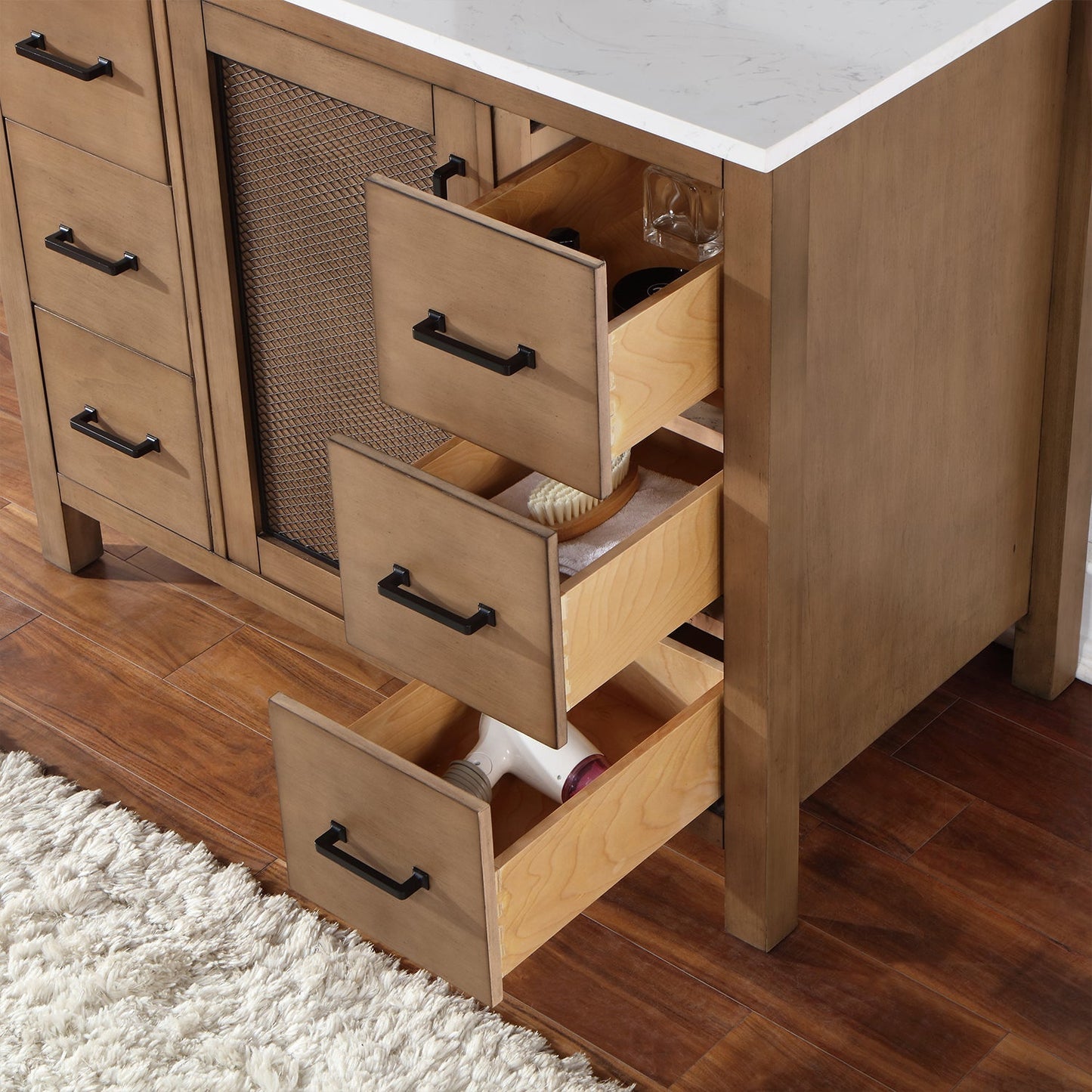 Altair Designs 42" single vanity with top - 542042-GP-AW-NM