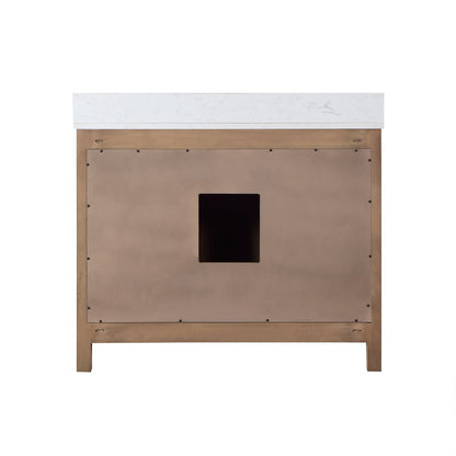 Altair Designs 42" single vanity with top - 542042-GP-AW-NM