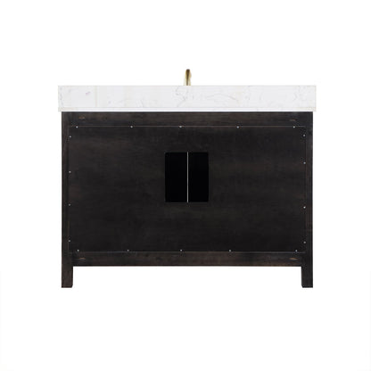 Altair Designs 48" single vanity with top - 542048-GP-AW-NM