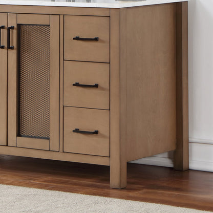 Altair Designs 48" single vanity with top - 542048-GP-AW-NM
