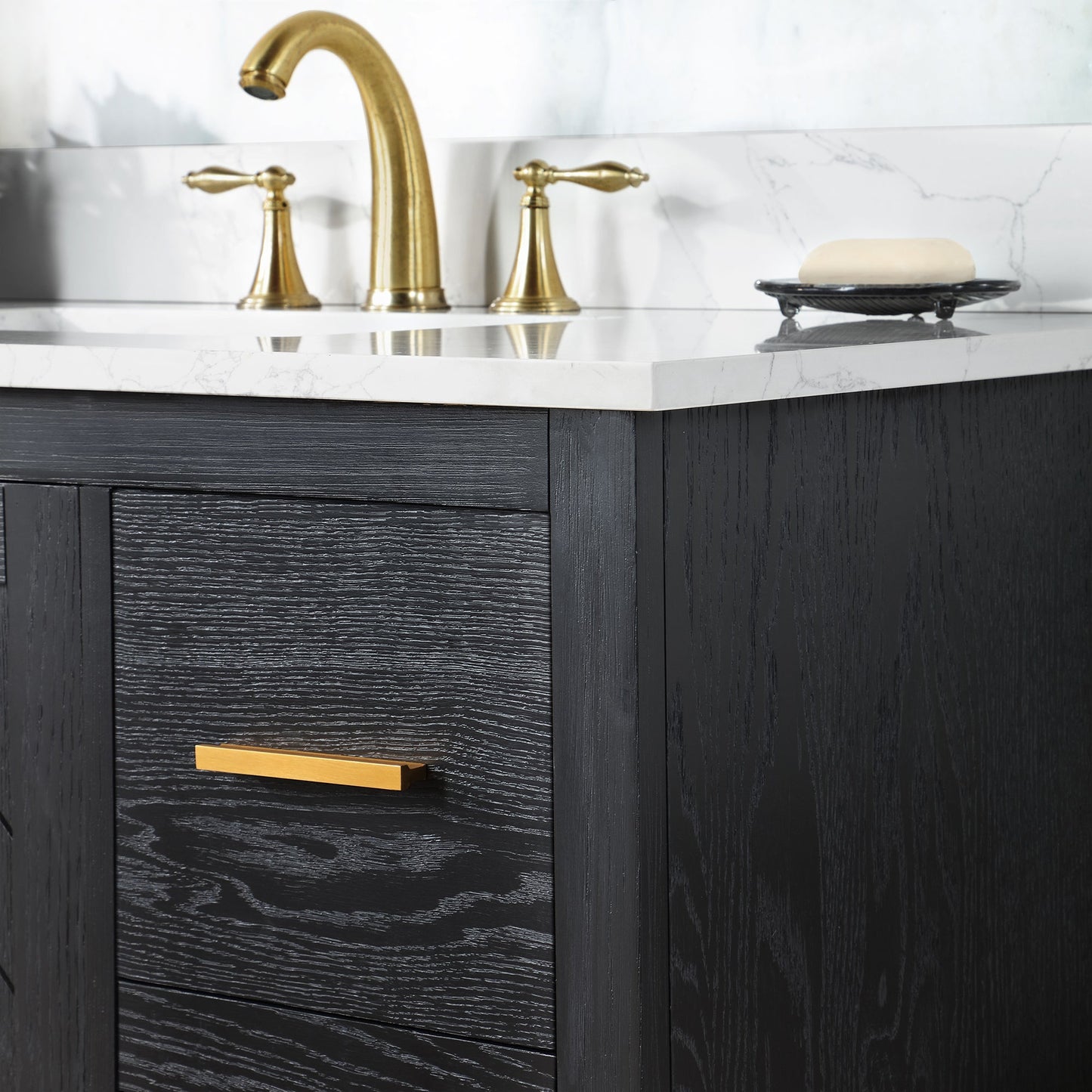Altair Designs Gazsi 42" single vanity with top - 543042-BO-GW-NM