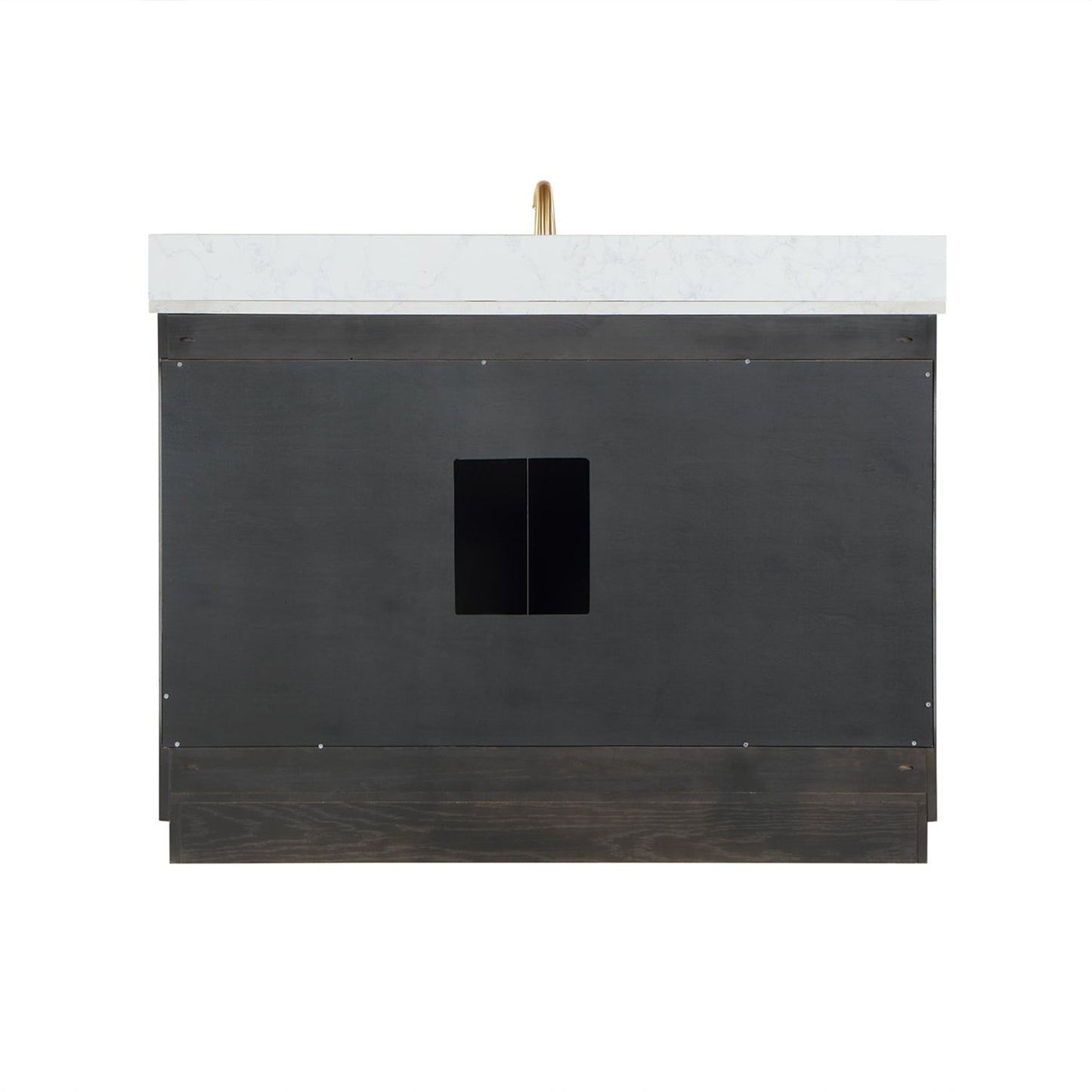 Altair Designs Gazsi 48" single vanity with top - 543048-BN-GW-NM