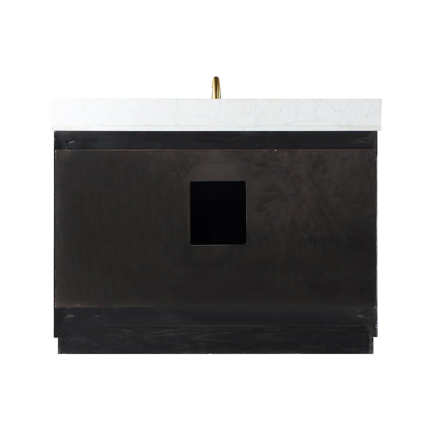 Altair Designs Gazsi 48" single vanity with top - 543048-BN-GW-NM