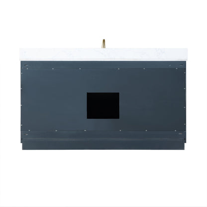 Altair Designs Gazsi 60" single vanity with top - 543060S-BO-GW-NM