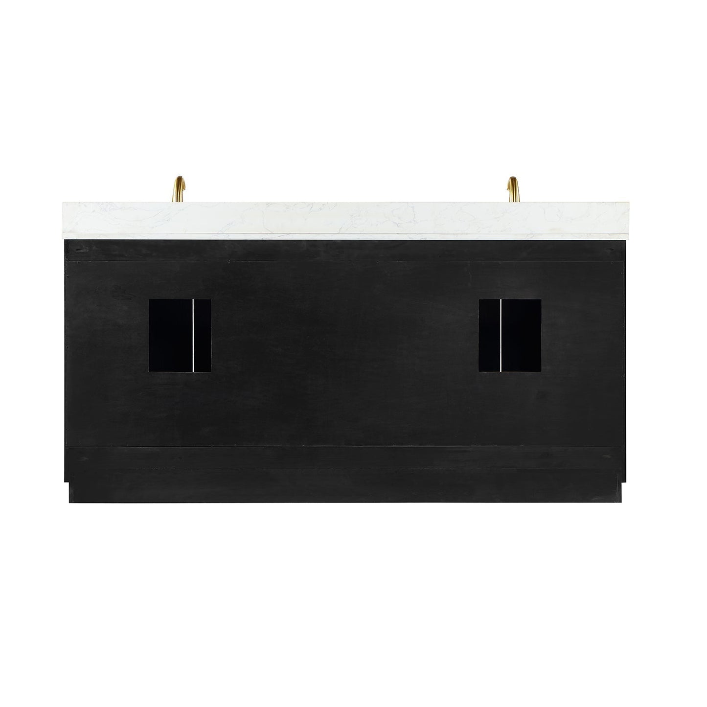 Altair Designs Gazsi 72" double vanity with top - 543072-BN-GW-NM