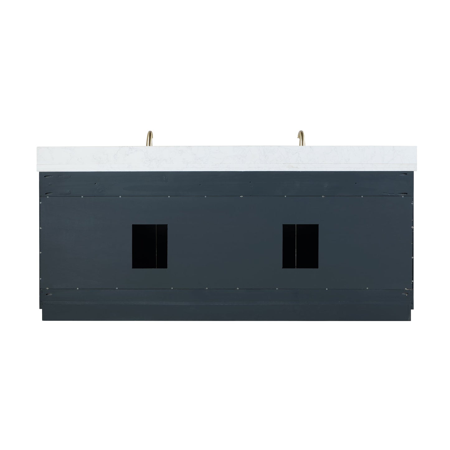 Altair Designs Gazsi 84" double vanity with top - 543084-BO-GW-NM
