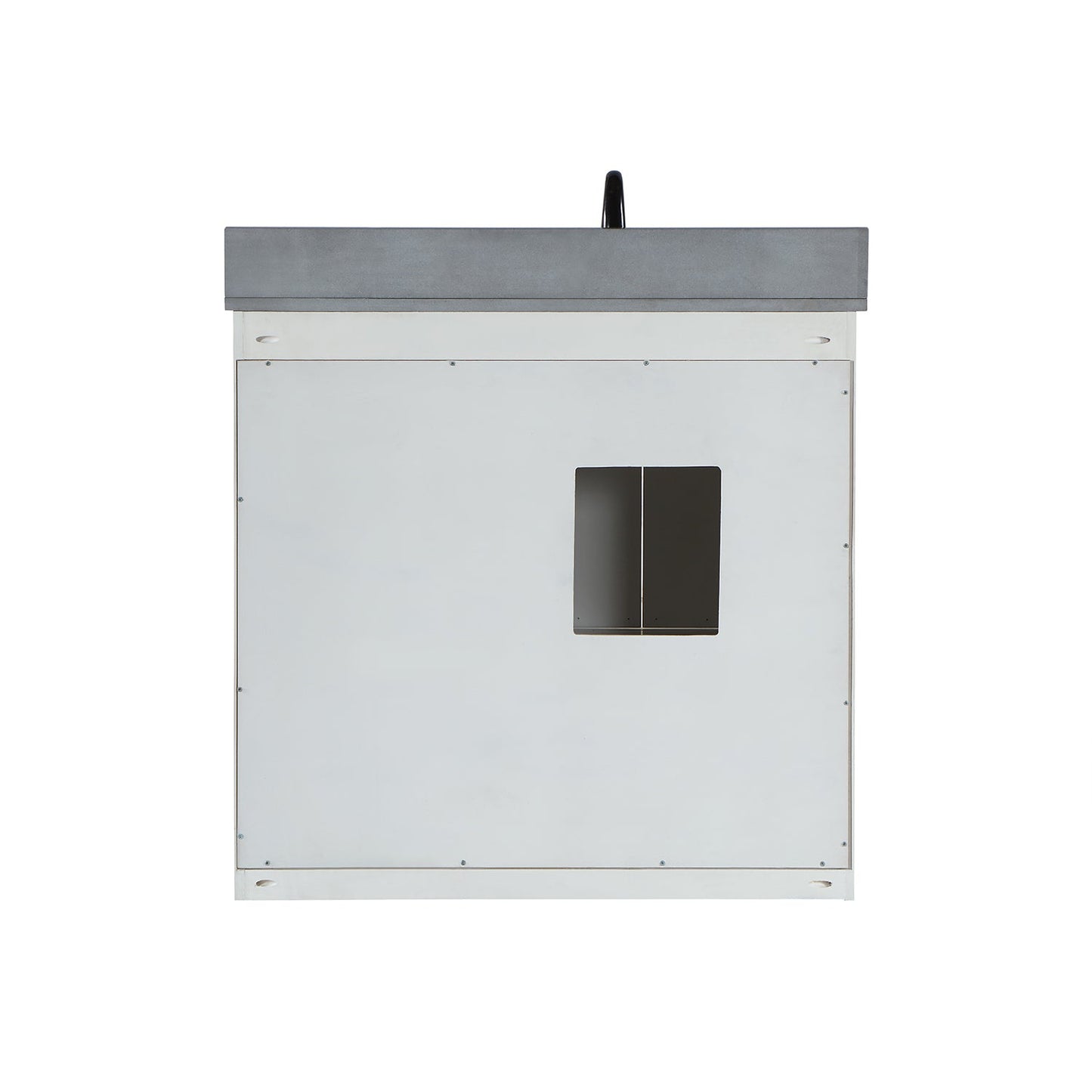 Altair Designs Monna 36" single vanity with top - 544036-WH-CG-NM