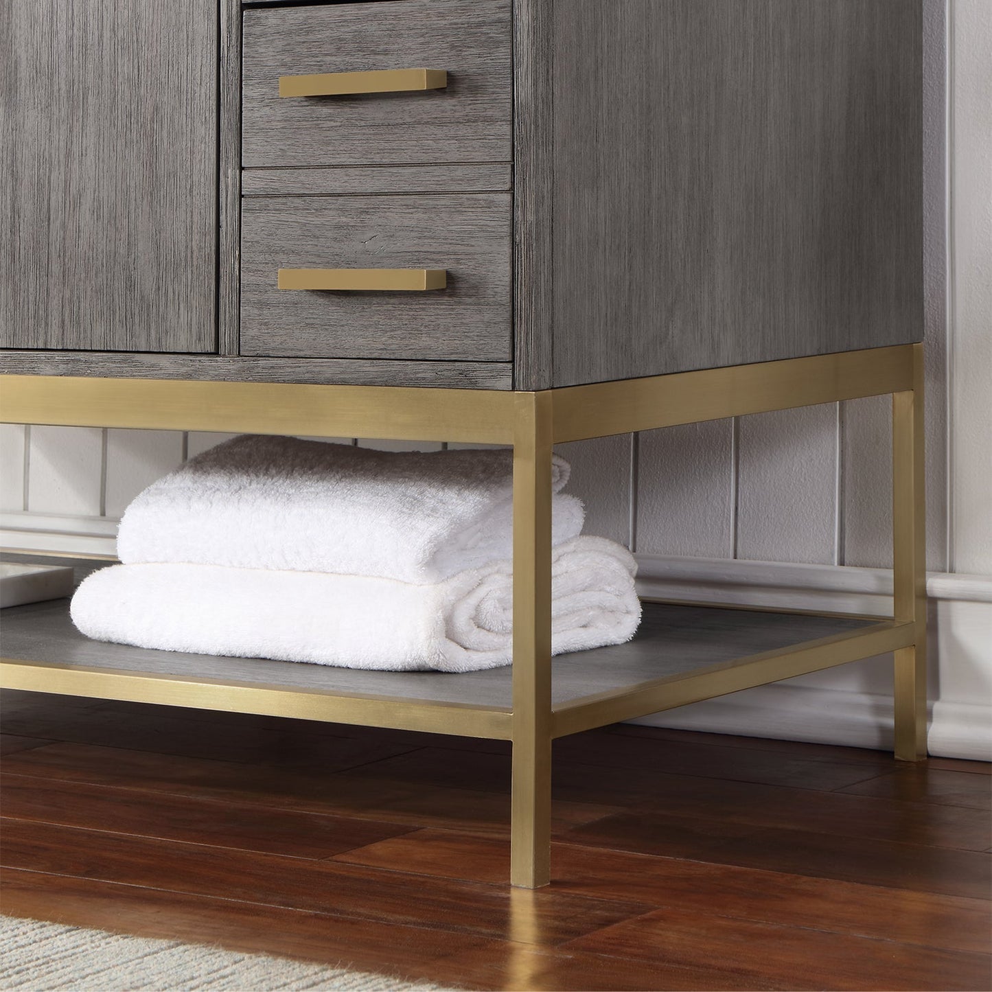 Altair Designs 48" single vanity with top - 546048-WO-GW-NM